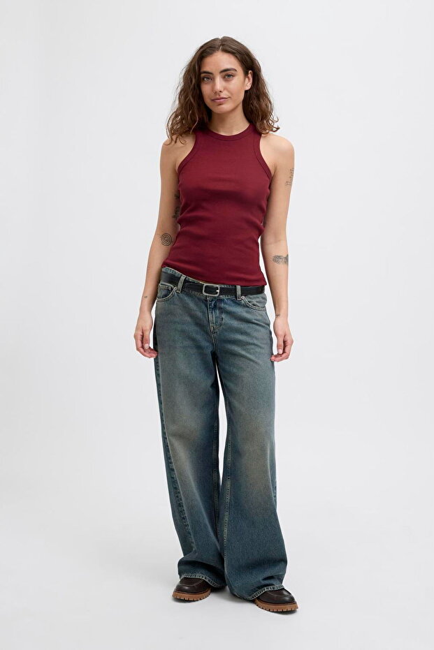 Kadin Halter Yaka Bluz - Forest - 3