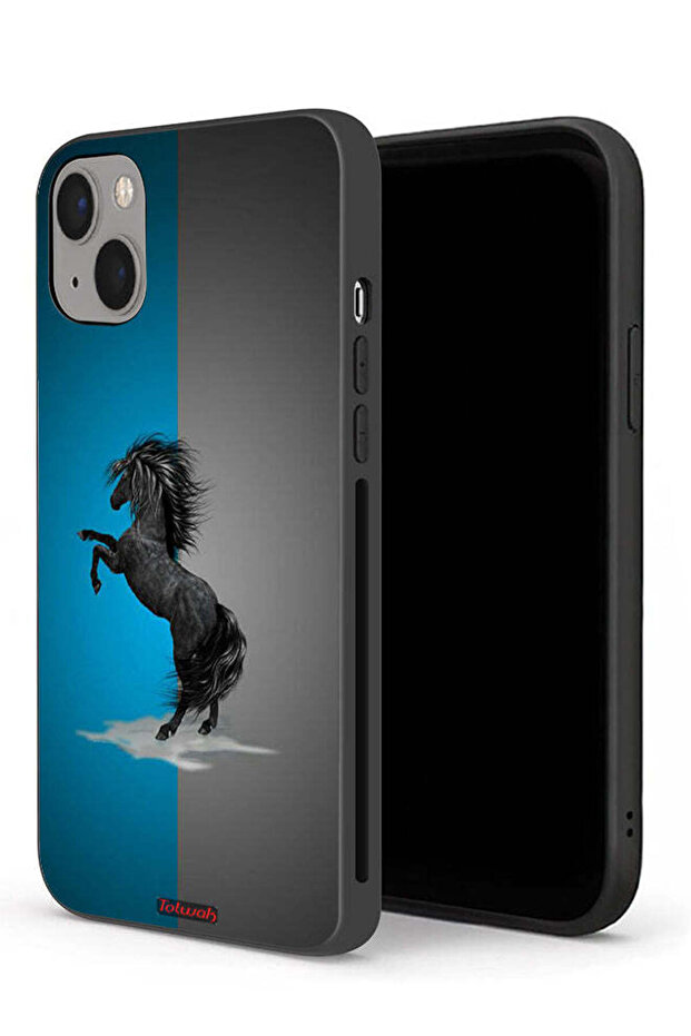 جراب حماية لجهاز Apple iPhone 13 mini بتصميم فن الحصان