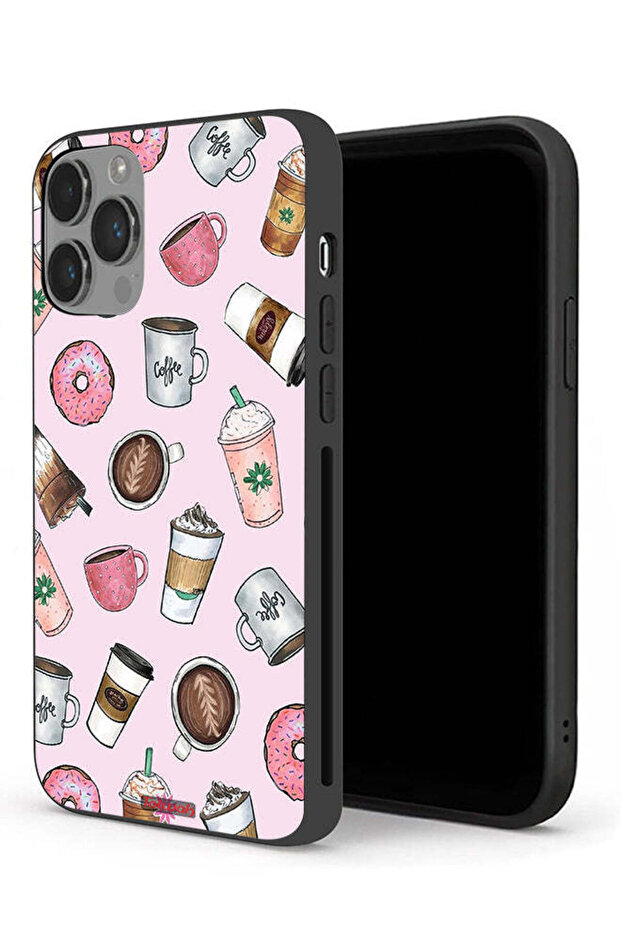جراب حماية لجهاز Apple iPhone 14 Pro Max - فن محبي القهوة