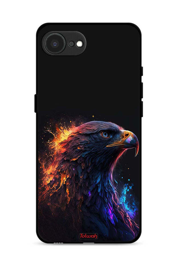 غطاء حماية لجهاز Apple iPhone 16e بتصميم فن النسر