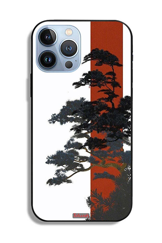 غطاء حماية لجهاز Apple iPhone 13 Pro Max بتصميم شجرة - 2