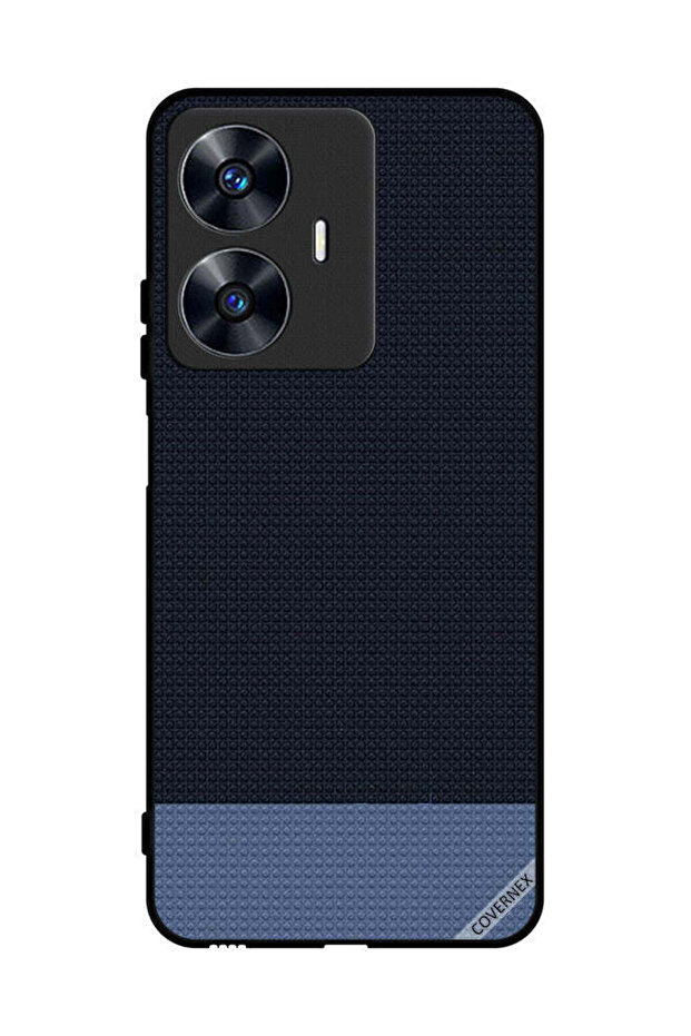 غطاء حماية لهاتف Realme C55 بنقشة أشكال منقطة