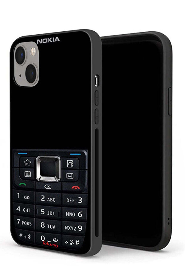 جراب حماية لجهاز Apple iPhone 13 mini بنمط هاتف قديم