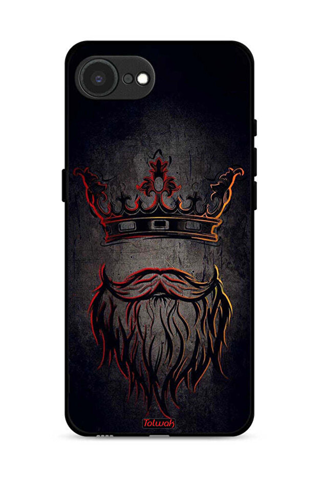 Apple iPhone 16e Protective Case Cover King Artwork