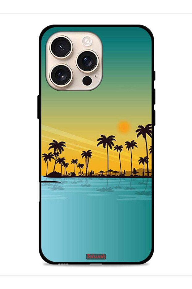 غطاء حماية لجهاز Apple iPhone 16 Pro Max بتصميم فن تجريدي