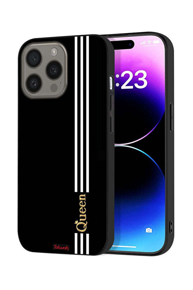 غطاء حماية لجهاز Apple iPhone 15 Pro مقاس كوين