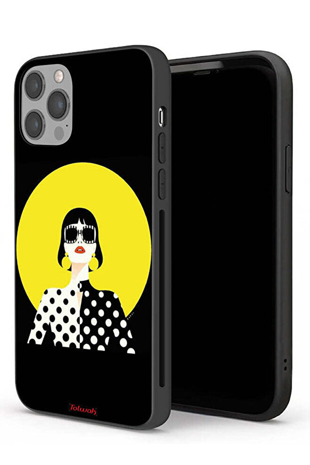 جراب حماية لجهاز Apple iPhone 12 Pro Max بتصميم فتاة أنيقة