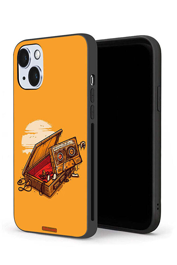 Apple iPhone 14 Plus Protective Case Cassette And Tape Art
