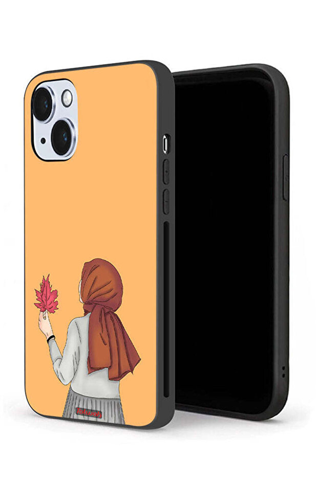 غطاء حماية لجهاز Apple iPhone 14 Plus يحمل ورقة شجر - 1