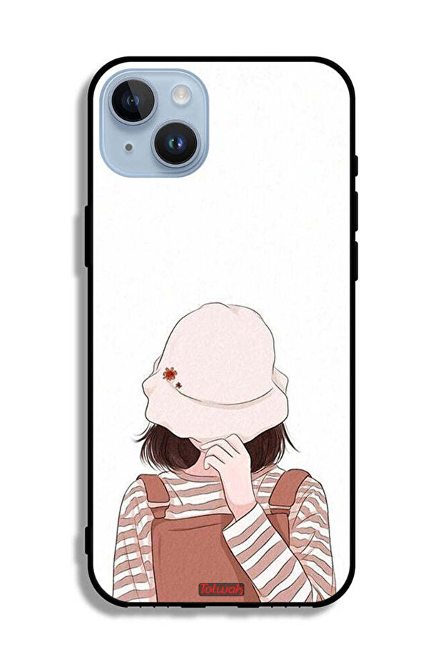 غطاء حماية لجهاز ابل ايفون 14 بلس مع غطاء للوجه - 2