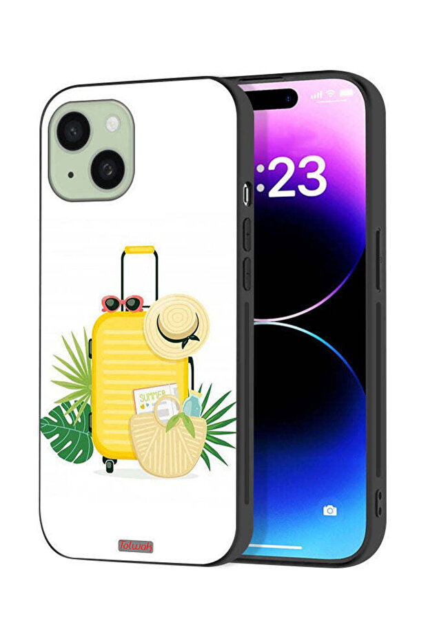 Apple iPhone 15 Plus Protective Case Cover Summer Digital Art
