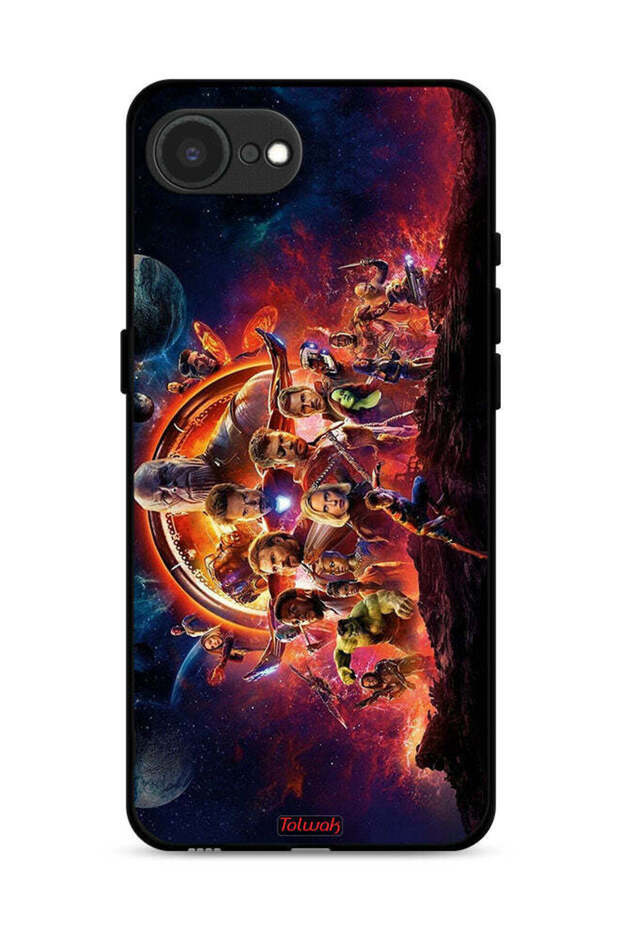 غطاء حماية لجهاز Apple iPhone 16e بتصميم Avengers
