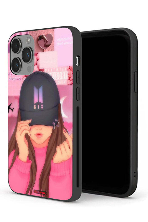 غطاء حماية لهاتف Apple iPhone 14 Pro Max بتصميم فتاة صغيرة