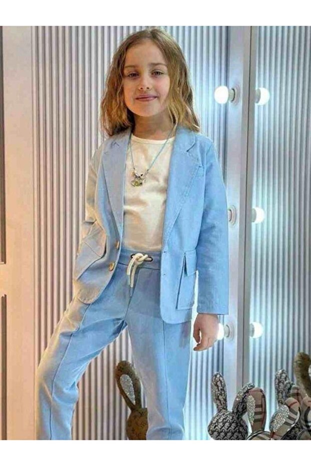 Baby Boy Linen Triple Basic Suit - 6