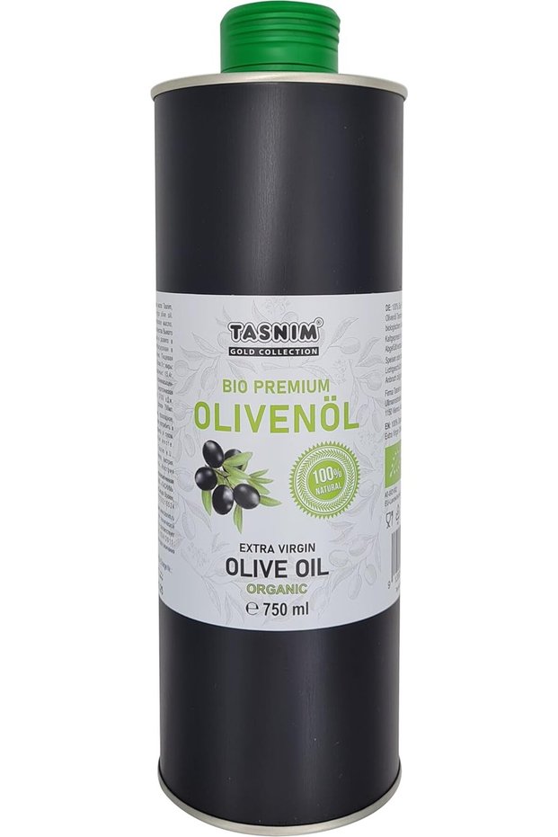 Organic Olive Oil 750 ml - Premium Quality from Italy - Cold Pressed, Unfiltered