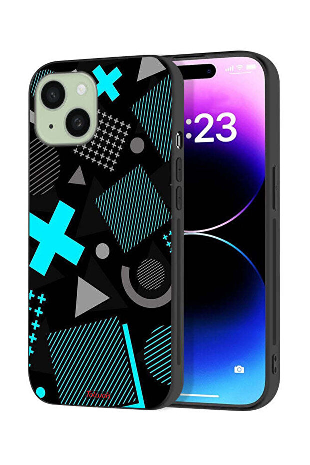 Apple iPhone 15 Plus Protective Case Cover Squid Game Icons