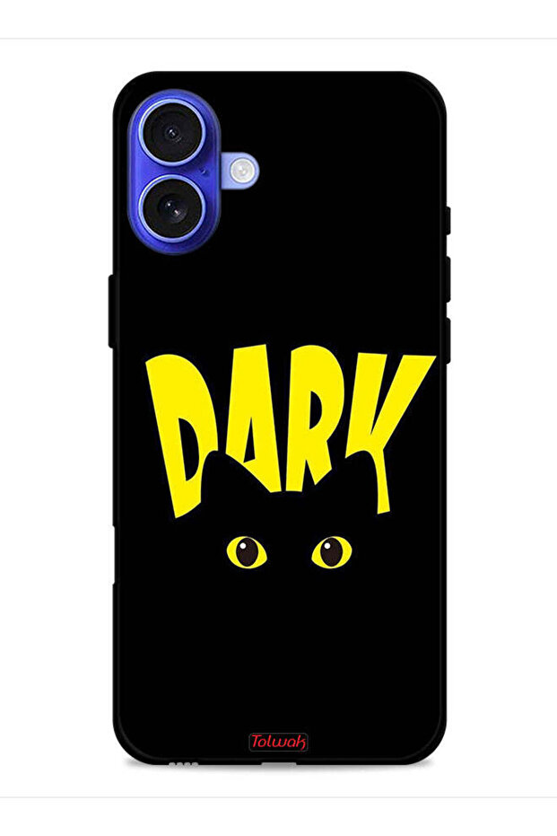 Apple iPhone 16 Plus Protective Case Cover Dark Cat