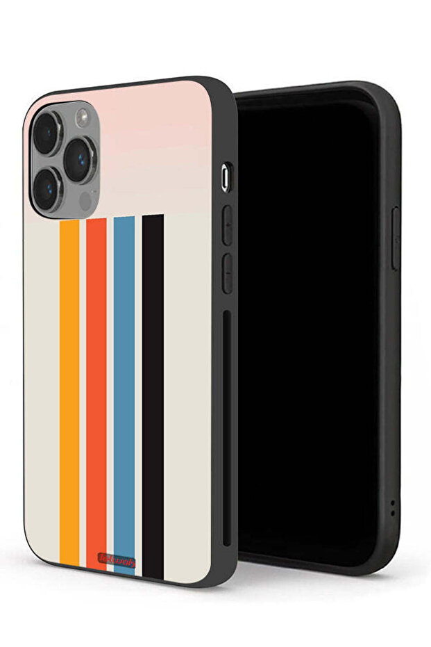 جراب حماية لجهاز Apple iPhone 14 Pro بنمط خطوط مستقيمة - 1