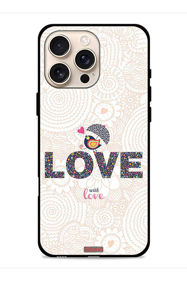 غطاء حماية لجهاز Apple iPhone 16 Pro Max - Love With Love