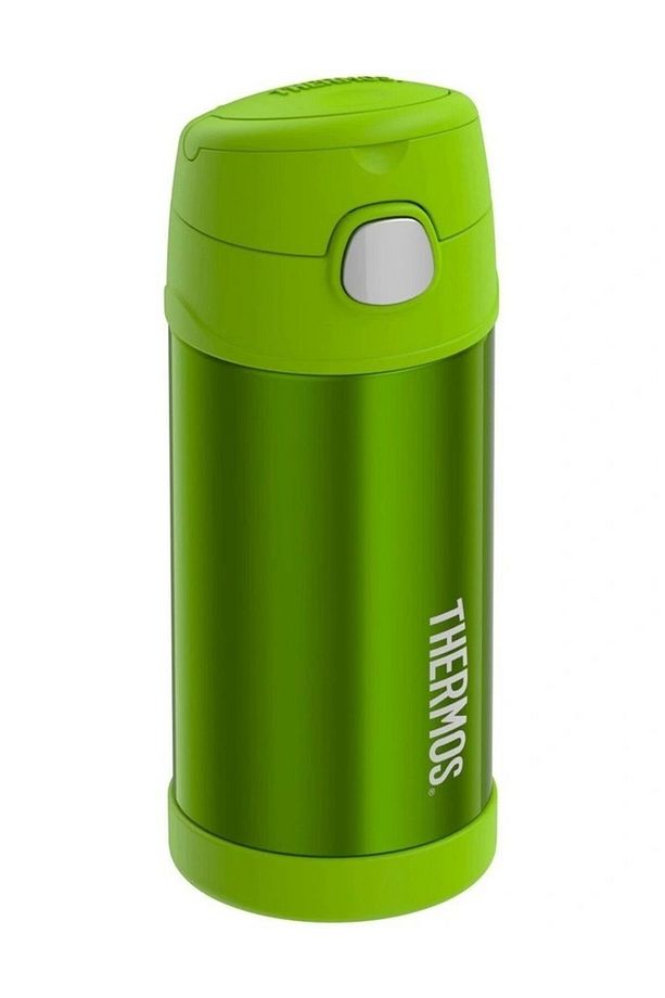 FUNtainer Pipetli Çocuk Termos 355ml (12 OZ) - Lime - 2