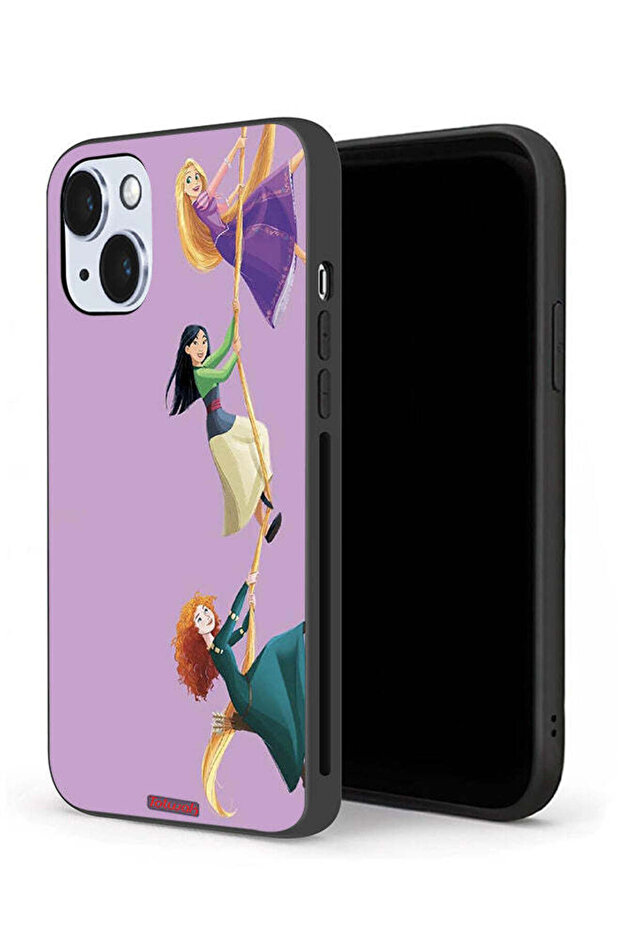جراب حماية لجهاز Apple iPhone 14 Plus برسومات تسلق الفتيات