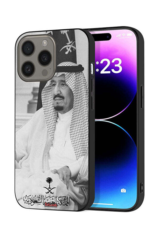 غطاء حماية لجهاز آيفون 15 برو من آبل - الملك سلمان