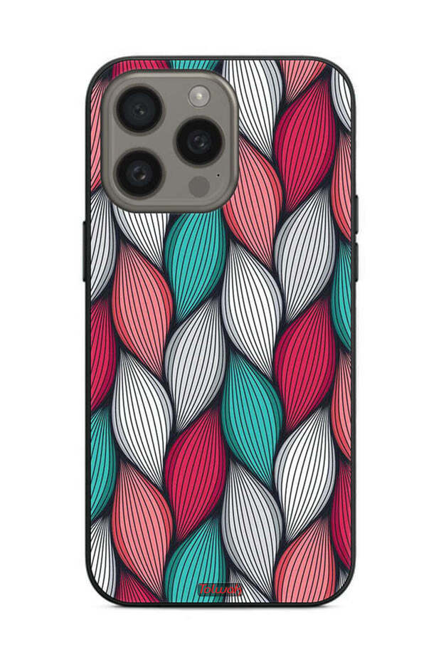 غطاء حماية لجهاز Apple iPhone 15 Pro Max بنقشة ريشة - 2