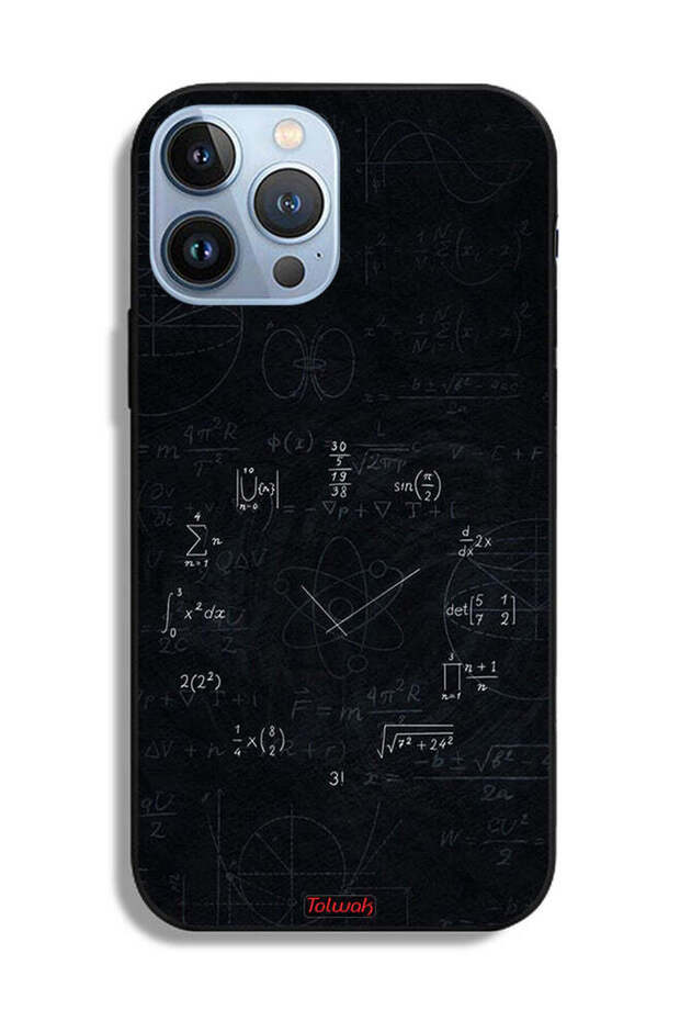 Apple iPhone 13 Pro Max Protective Case Maths Clock - 2