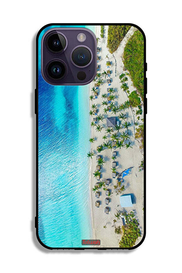 جراب حماية لجهاز Apple iPhone 14 Pro Max - لون الشاطئ - 2