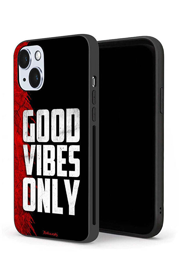 جراب حماية لجهاز Apple iPhone 14 Plus - Good Vibes فقط