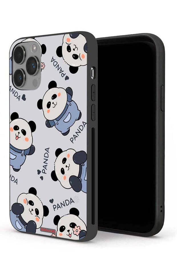 جراب حماية لجهاز Apple iPhone 14 Pro Max بنمط الباندا