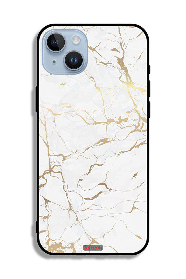 جراب حماية لجهاز Apple iPhone 14 Plus بنمط رخامي - 2