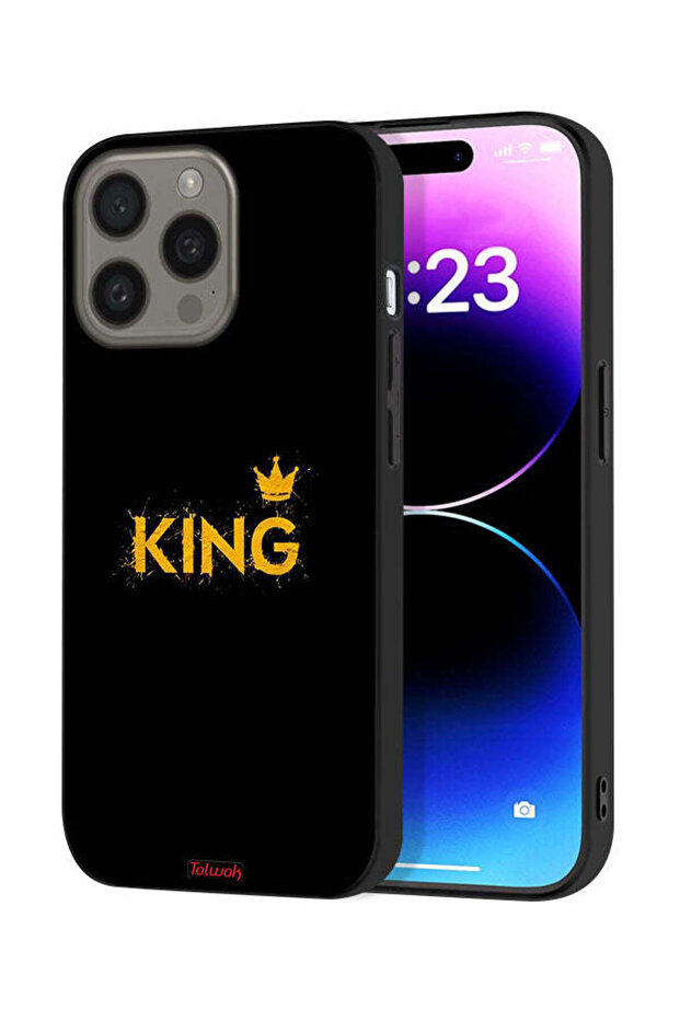 غطاء حماية لجهاز Apple iPhone 15 Pro Max مقاس كينج