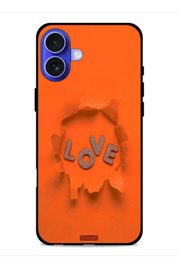 غطاء حماية لجهاز Apple iPhone 16 - Love