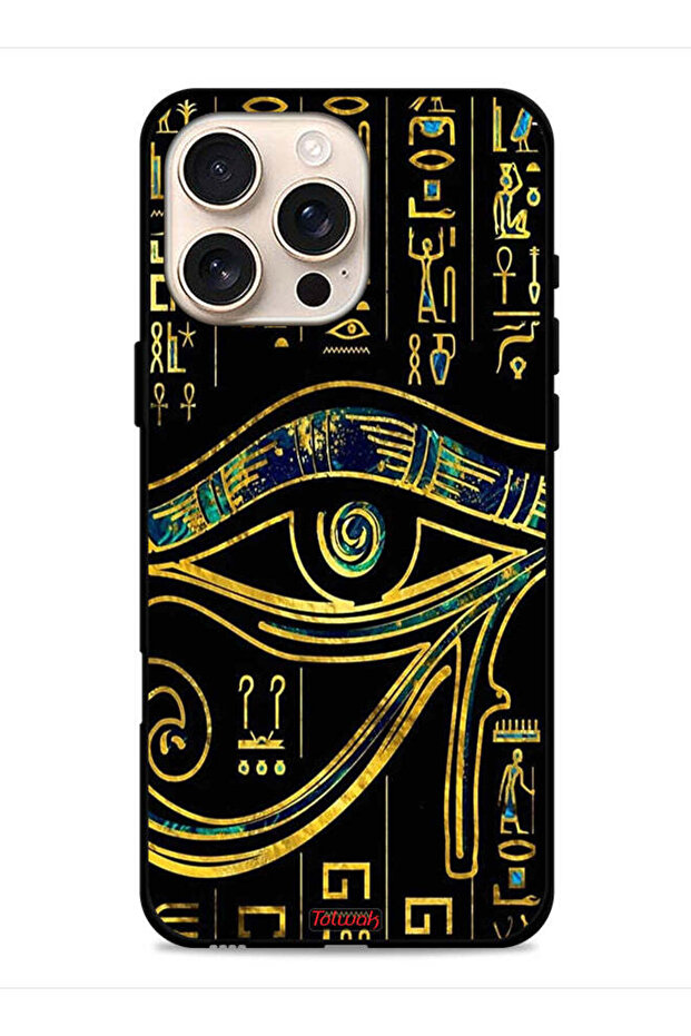غطاء حماية لجهاز Apple iPhone 16 Pro Max بتصميم عين فنية