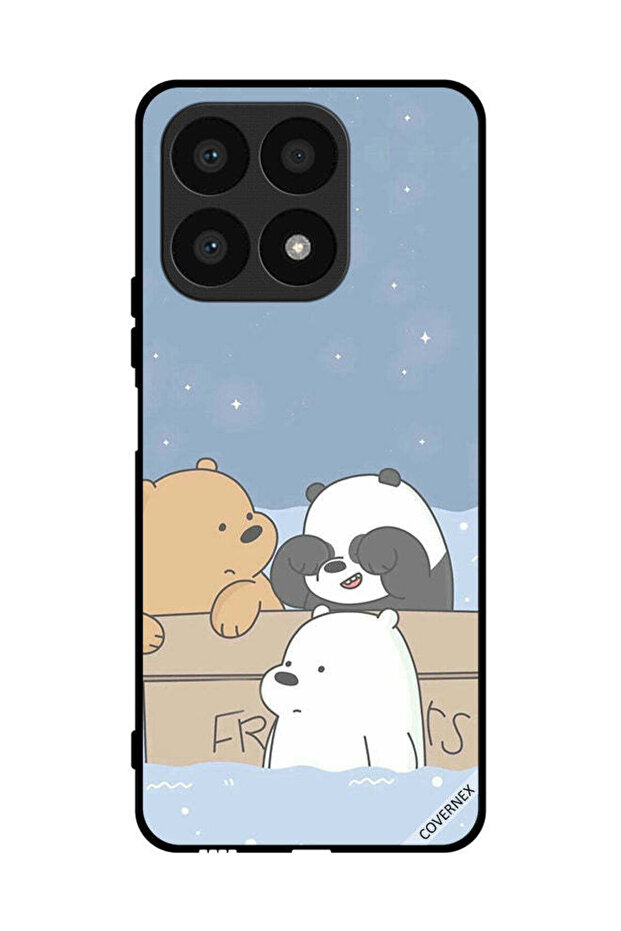 غطاء حماية لهاتف Honor X8a Bear Friends