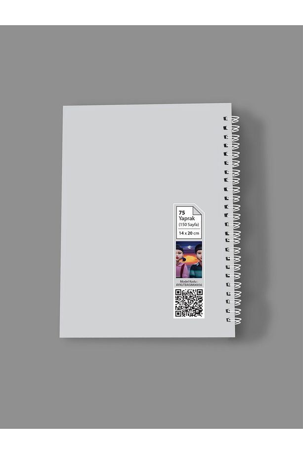 Spiralli,Çizgili Defter SQUID GAME A5 Boyutunda 75 Yaprak (150 Sayfa) +Küp Blok Set - 3
