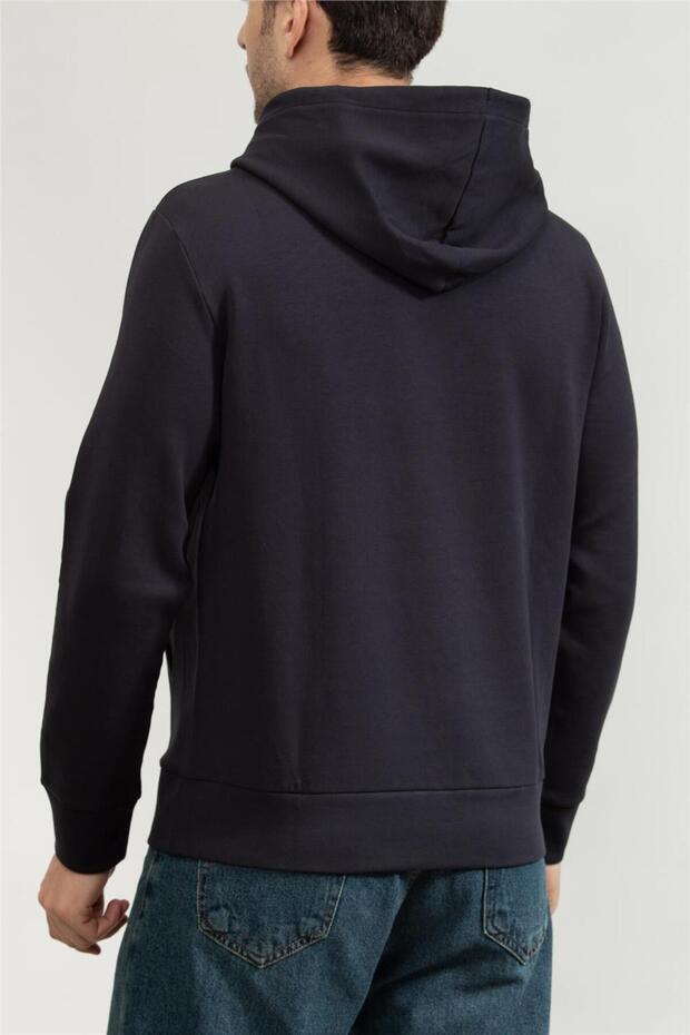 Erkek Kapüşonlu Sweatshirt - 3