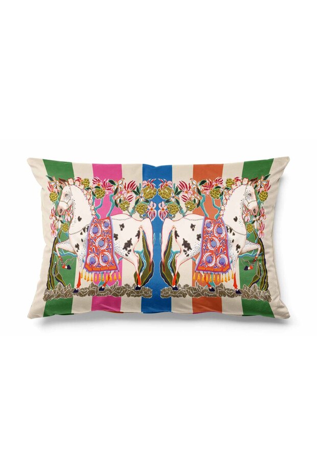 غطاء وسادة مستطيل مطبوع على الوجهين - دولتشي - 1