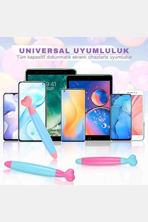 Universal Çocuk Dostu Yumuşak Ekran Kalemi Tüm Kapasitif Dokunmatik Ekranlar İle Uyumlu - 4