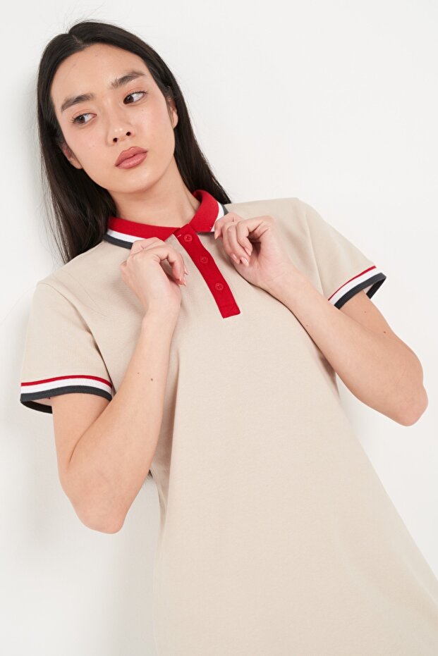 Rochie dama tip polo - 3