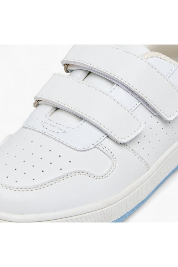 LBL by Shoexpress Perforated Sneakers with Hook and Loop Closure - 5