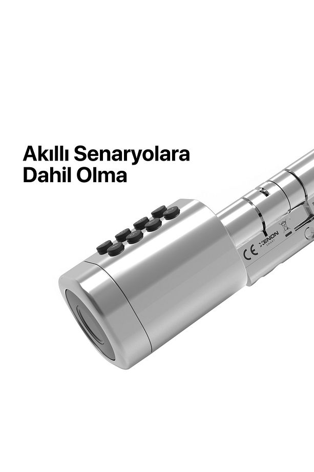 Akıllı Otomatik Kapı Kilidi Parmak İzi Şifre ve RFID Kart Şifreli ve Kablosuz Gateway Hub 2'li Seti - 4