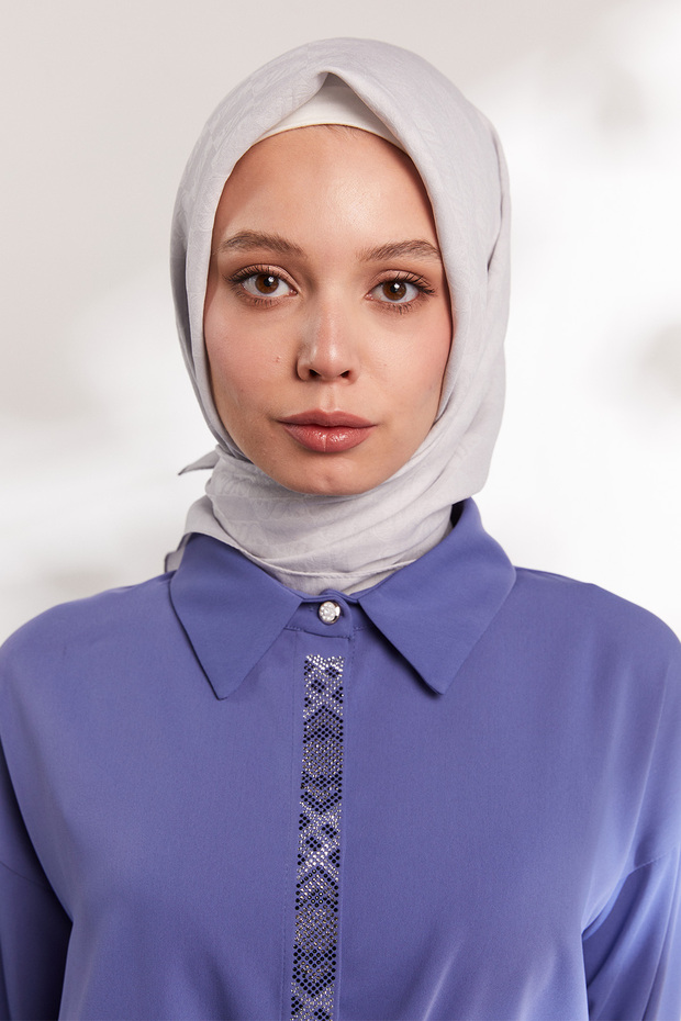 SS Logolu Monogram Eşarp - 2