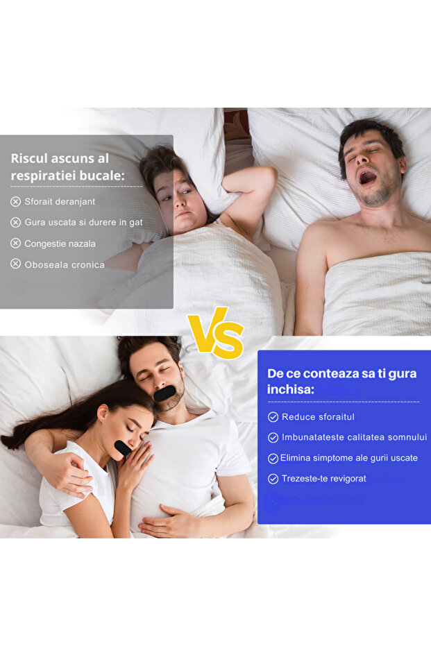 Set of 30 Binovation® Anti-Snoring Patch Strips, Hypoallergenic Material, Moisture Resistant - 6