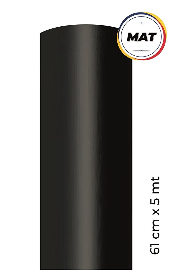 Matte Black Adhesive Coating Foil, 61X5 Mt, Easy Application