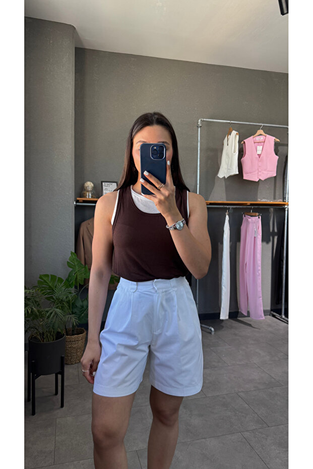 بلوزة بحزام مزدوج - 1