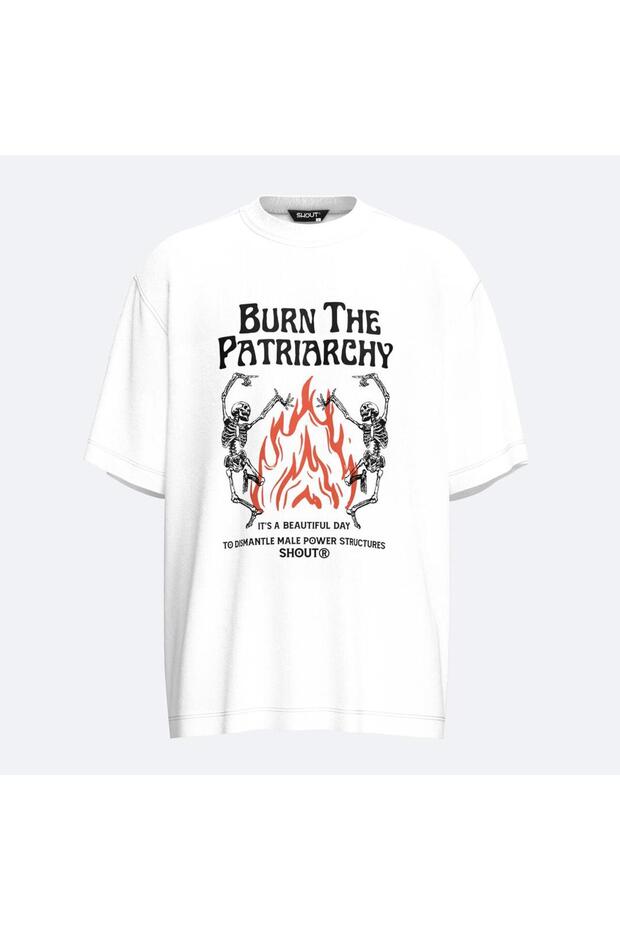Oversize Burn the Patriarchy Unisex T-Shirt