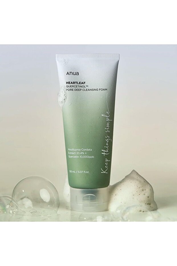 HEARTLEAF QUERCETINOL PORE DEEP CLEANSING FOAM 150 ML