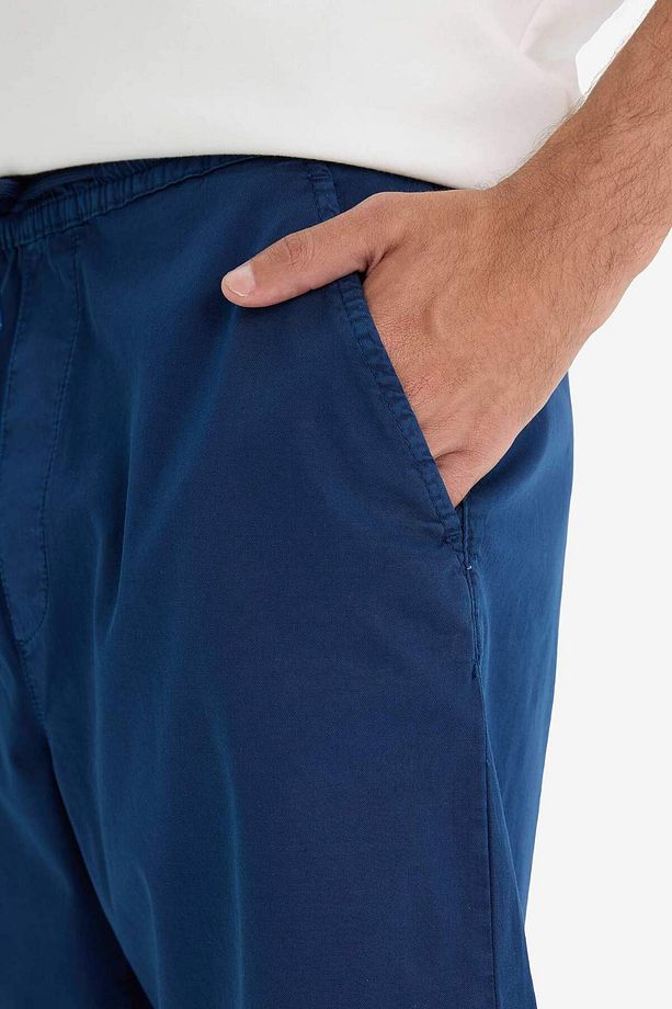 Relax Fit Gabardin Bermuda Şort E1242AX25SM - 5